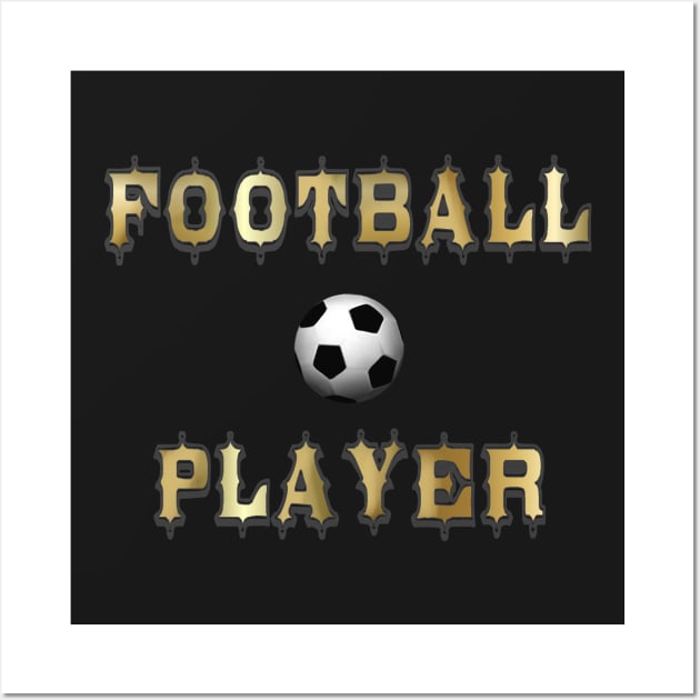 Football Player Soccer SuperStar Wall Art by PlanetMonkey